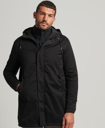 Superdry Parka con bajo asimétrico oferta