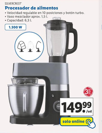 Lidl Procesador de alimentos oferta