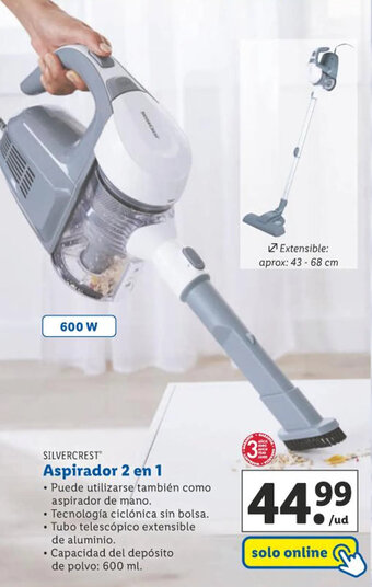 Lidl Aspirador 2 en 1 oferta
