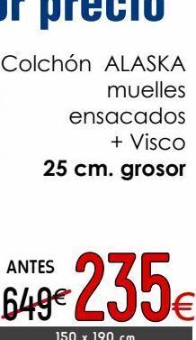 Atrapamuebles Colchones oferta