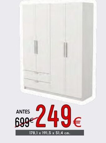 Atrapamuebles Armario con cajones oferta