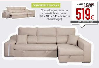 Atrapamuebles Chaise longue con cama oferta