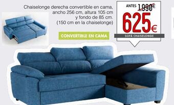 Atrapamuebles Chaise longue con cama oferta