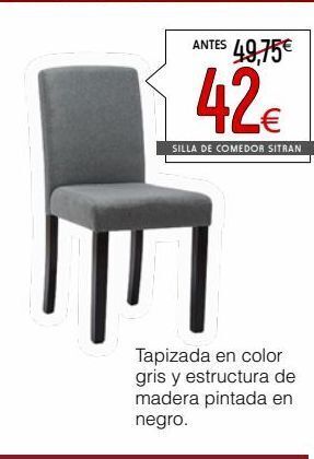 Atrapamuebles Silla tapizada oferta