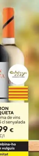 Caprabo Ramon roqueta vino blanco d.o. cataluña 75 cl oferta