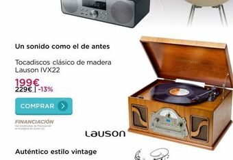 La tienda en casa 199€ 229€ | -13% un sonido como el de antes tocadiscos clásico de madera lauson ivx22 comprar > financiación ver condici oferta
