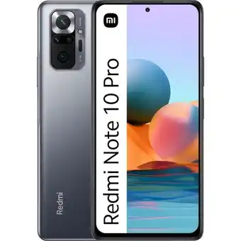 MediaMarkt Móvil - xiaomi redmi note 10 pro, gris, 128 gb, 8 gb ram, 6.67 fhd+, snapdragon™ 732g, 5020 mah, android 11 oferta