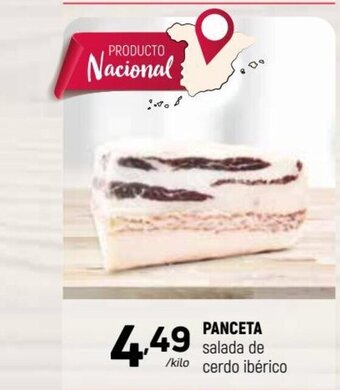 Coviran PANCETA salada de cerdo ibérico oferta