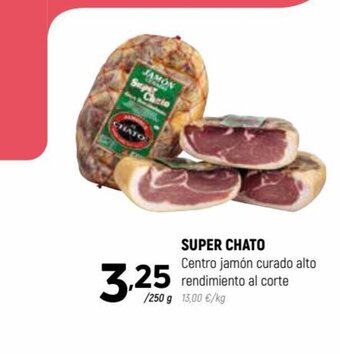 Coviran SUPER CHATO Centro jamón curado alto rendimiento al corte oferta
