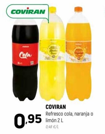 Coviran COVIRAN Refresco cola, naranja o limón 2 L oferta