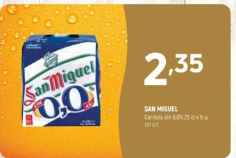 Coviran SAN MIGUEL Cerveza sin 0,0% 25 cl x 6 u. oferta