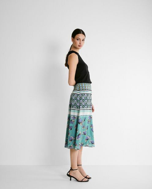 Trucco Falda midi estampada oferta