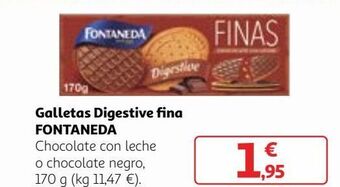 Alcampo Galletas digestive fontaneda oferta