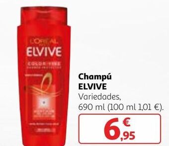 Alcampo Champú elvive oferta