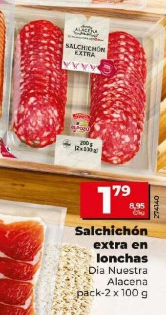 Maxi Dia Salchichón extra dia oferta