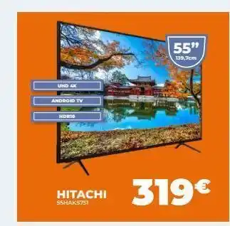 Pascual Martí Android tv hitachi oferta