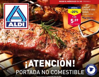 ALDI EL MERCADOⓇ Costilla de cerdo adobada oferta