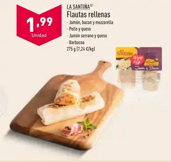 ALDI LA SANTIÑAⓇ Flautas rellenas oferta