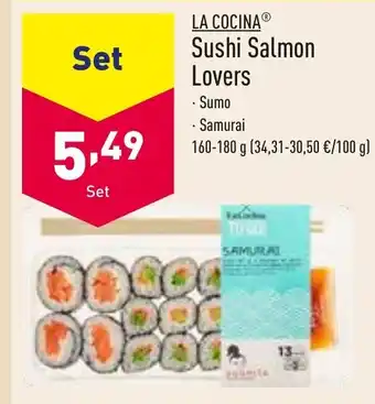 ALDI LA COCINAⓇ Sushi Salmon Lovers oferta