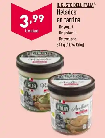 ALDI IL GUSTO DELL'ITALIAⓇ Helados en tarrina oferta