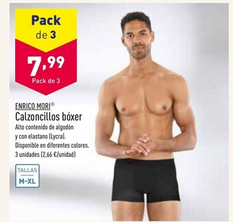 ALDI ENRICO MORIⓇ Calzoncillos bóxer oferta