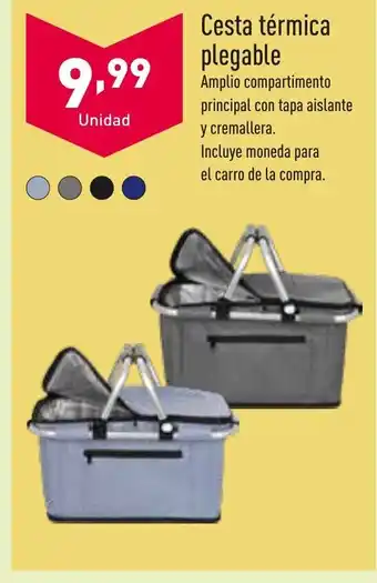 ALDI Cesta térmica plegable oferta