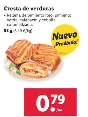 Lidl Cresta de verduras oferta