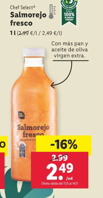 Lidl Salmorejo fresco oferta