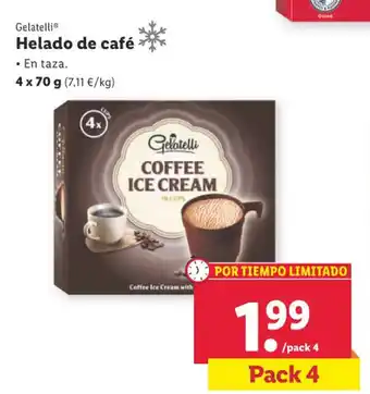 Lidl Helado de café oferta