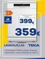 Euronics Lavavajillas teka oferta