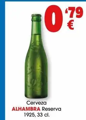 TOP Cash & Carry Cerveza reserva especial alhambra oferta