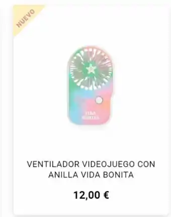 Nuevo vida bonita ventilador videojuego con anilla vida bonita 12,00 €