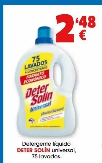 TOP Cash & Carry Detergente líquido detersolín oferta