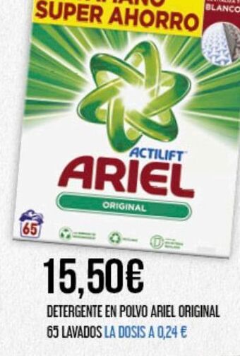 Claudio Detergente en polvo ariel oferta