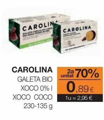 Plusfresc Galletas bio carolina oferta