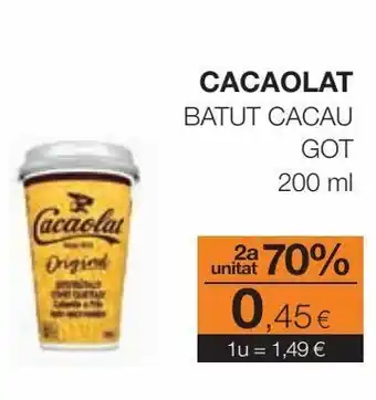 Plusfresc Batidos cacaolat oferta