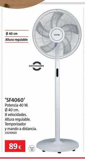 Bauhaus Ventiladores oferta