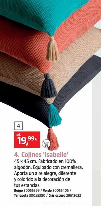 Bauhaus Cojines oferta