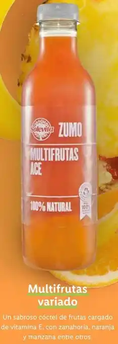 Lidl Zumo de frutas solevita oferta