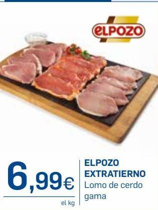 Supermercados Plaza Lomo de cerdo el pozo oferta