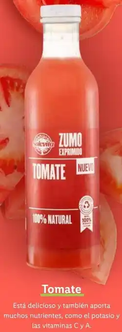 Lidl Zumo de tomate solevita oferta