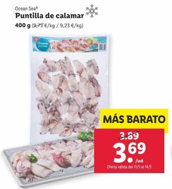 Lidl Calamares ocean sea oferta