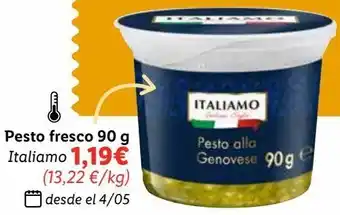 Lidl Salsa pesto italiamo oferta