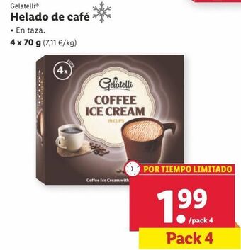Lidl Helados gelatelli oferta
