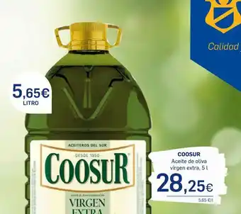 Supermercados Plaza Aceite de oliva virgen extra coosur oferta