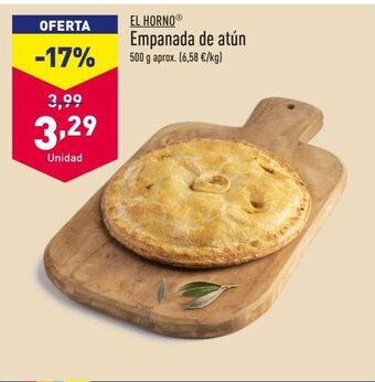 ALDI Empanada de atún oferta