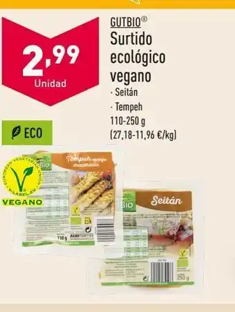 ALDI Surtido ecológico vegano oferta