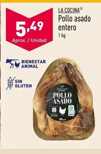 ALDI Pollo asado la cocina oferta