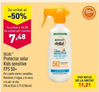 ALDI Protector solar delial oferta