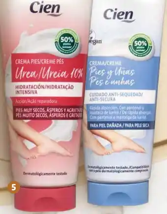 Lidl Crema de pies cien oferta